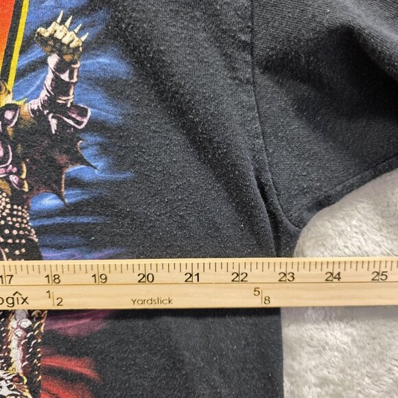 Vintage KISS Destroyer Shirt Mens XL Black 20 Years Tour Band Rock Tee 90s - Picture 10 of 12